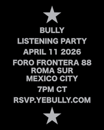 La listening party de Bully, el nuevo álbum de Kanye West, llegó a la Ciudad de México con dos funciones en el Foro Frontera 88. (Captura de pantalla)
