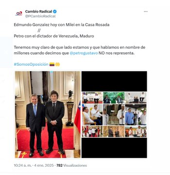 Cambio Radical considera que Petro