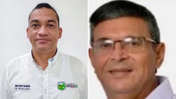Ocho personas resultaron afectadas en Sincelejo, entre ellas el exconcejal José David González Villamizar y el exsecretario de Tránsito Víctor Antonio Jiménez Ordóñez - crédito Composición fotografica