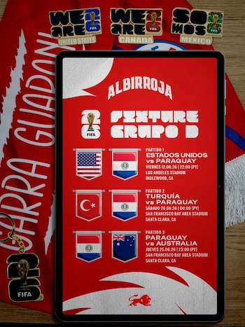 Encontro pelo Paraguai na Copa do Mundo de 2026. Crédito: Instagram La Albirroja.