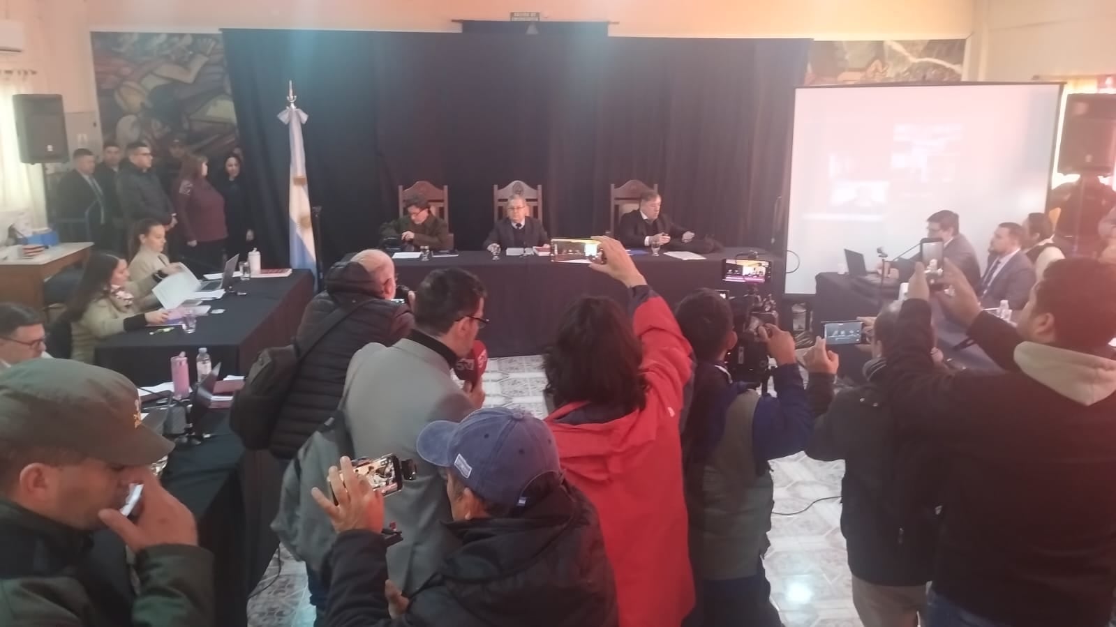 El Tribunal Oral Federal de Corrientes en el Escuadrón 48 de Gendarmería Nacional Argentina
