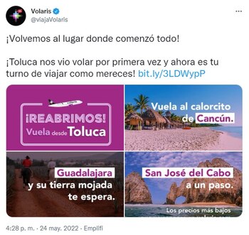 A través de redes sociales