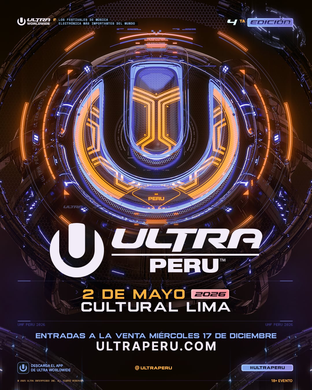 ULTRA Perú vuelve con su cuarta edición: fecha, lugar, entradas y más del evento de música electrónica