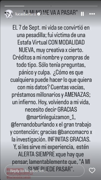 Los estafadores vaciaron las cuentas bancarias del conductor y tramitaron créditos millonarios a su nombre