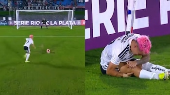 Picó un penal, lo falló