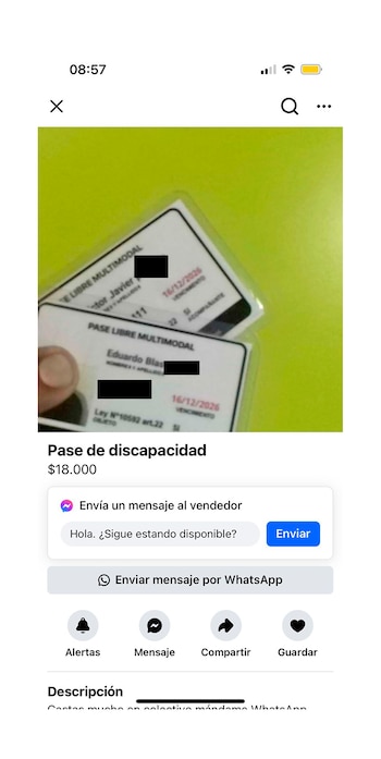 Los documentos se vendían en
