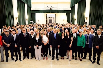 Agustín Rossi presentó a su