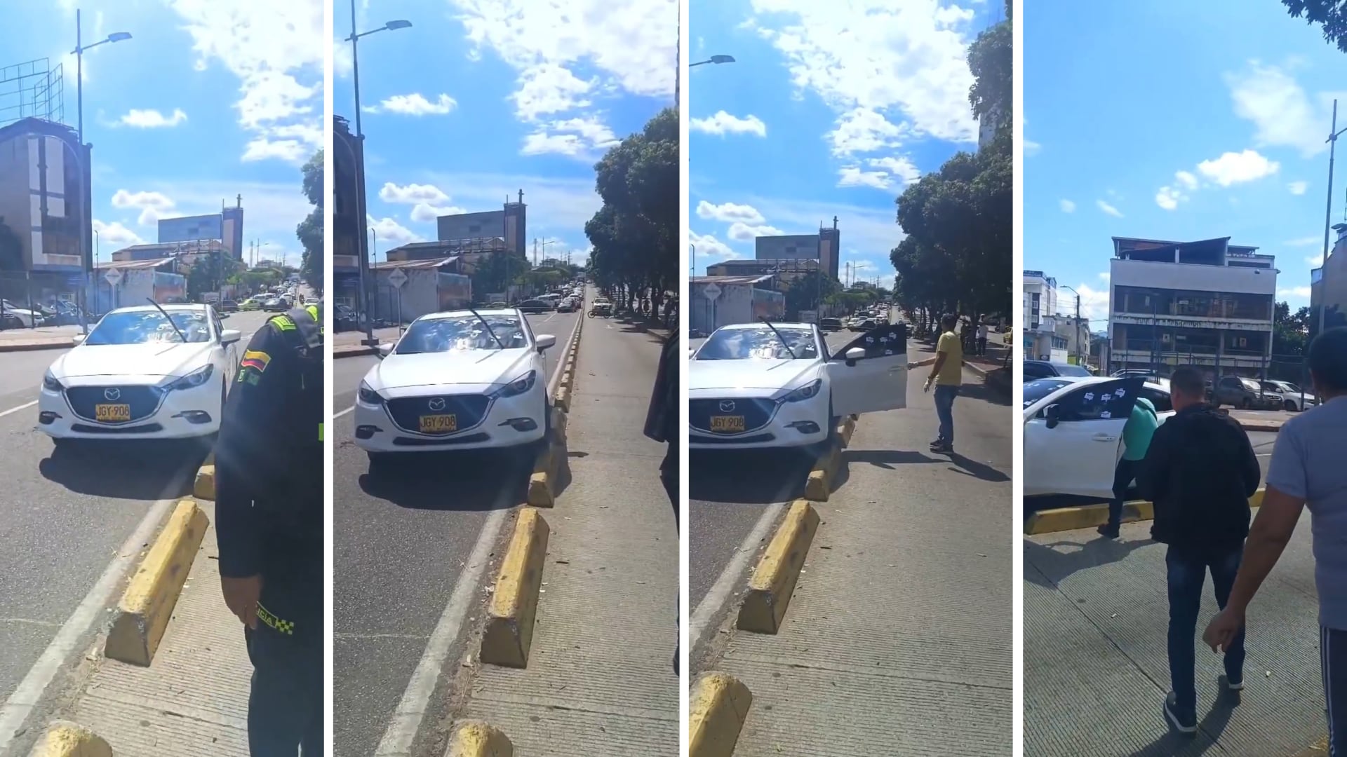 Alias Chupetín fue atacado a tiros en plena vía pública de Bucaramanga y la Policía investiga el hecho - crédito captura pantalla/@diarioelfrente/X