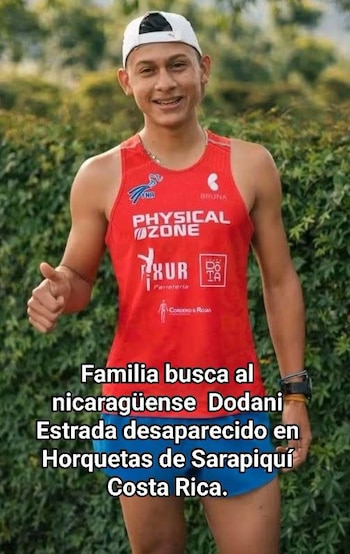 La desaparición de Dodani Estrada es investigada por el OIJ como un posible secuestro en Horquetas de Sarapiquí. (Foto cortesía redes sociales)