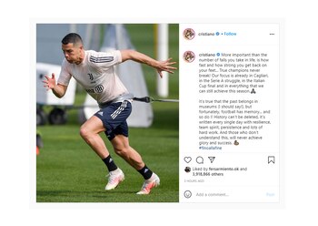 La publicación de Cristiano Ronaldo