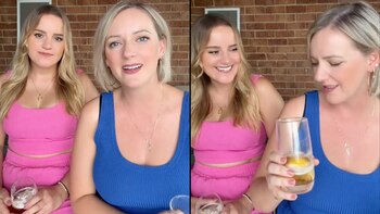 La joven extranjera decidió dar