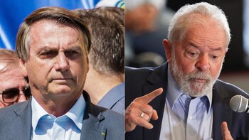 Jair Bolsonaro y Lula da