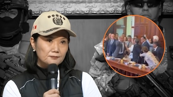 Keiko Fujimori respalda a César Astudillo tras la gresca con el senador Iber Maraví durante debate de facultades: “Los perros ladran”