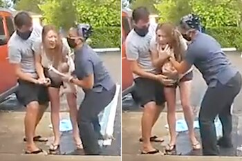 Instantes después del parto, con