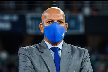 El técnico de Sporting Cristal no gana hace siete partidos en torneos de la Conmebol. Foto: Sporting Cristal.