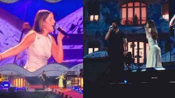 Abril Zignago, hija de Gian Marco, cantó ‘Fuiste tú’ con Ricardo Arjona durante su concierto en Lima