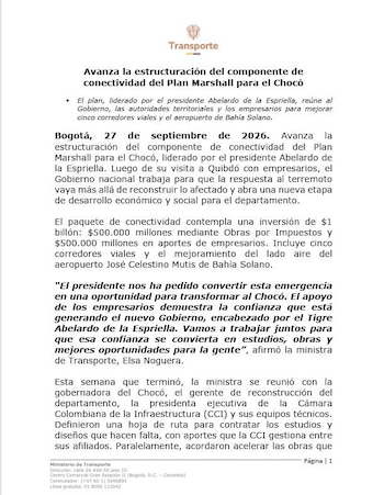 Ministerio de Transporte - Ministerio de Transporte