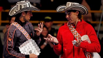 Novak Djokovic visitó Colombia en 2011 - crédito AP