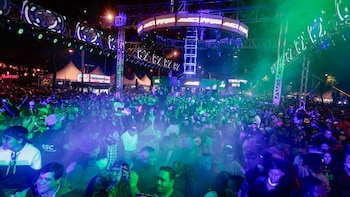 Fiesta electrónica de Año Nuevo