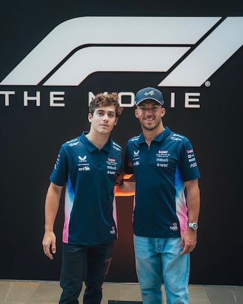 Franco Colapinto vio la película