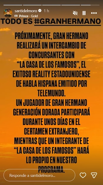 Un jugador de Gran Hermano Generación Dorada viajará al exterior mientras una figura de La Casa de los Famosos convivirá con los participantes locales