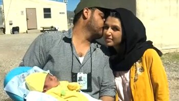 La familia logró reunirse en