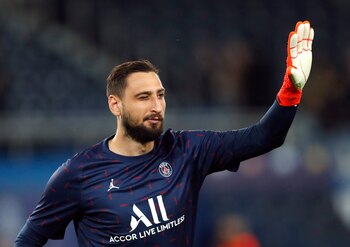 El arquero italiano fue titular