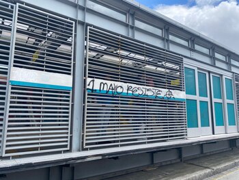 Algunas estaciones de Transmilenio fueron