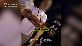 “¡No seas malo, loco!“: manejaba