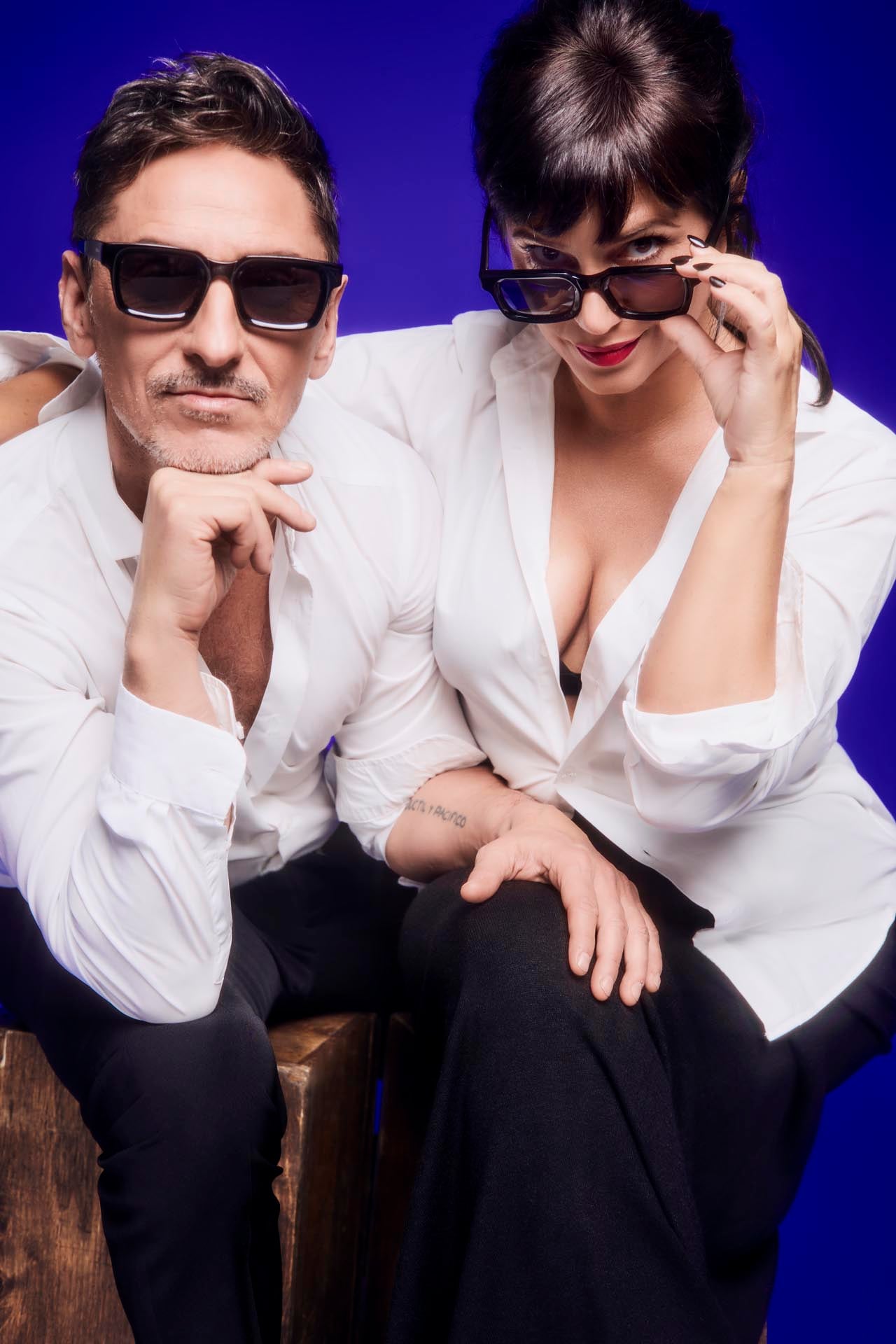 “Qué bueno esto que estamos haciendo”, se dicen antes de salir a escena Carlos y Griselda