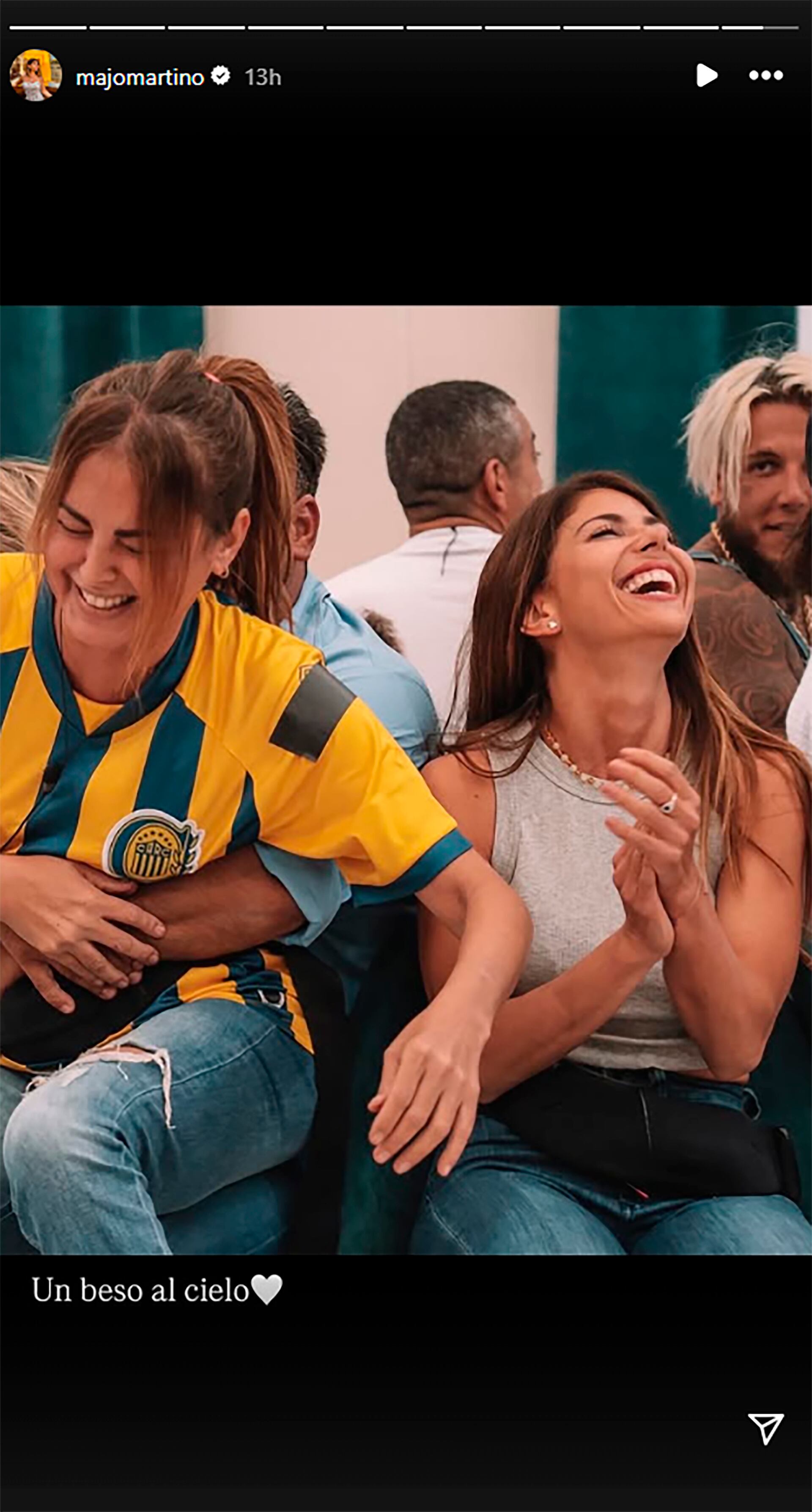 Majo también se sumó a recordarla con