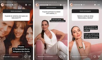 La actriz dio algunos adelantos