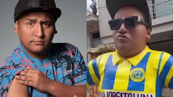 Muñeco gigante de Jorge Luna