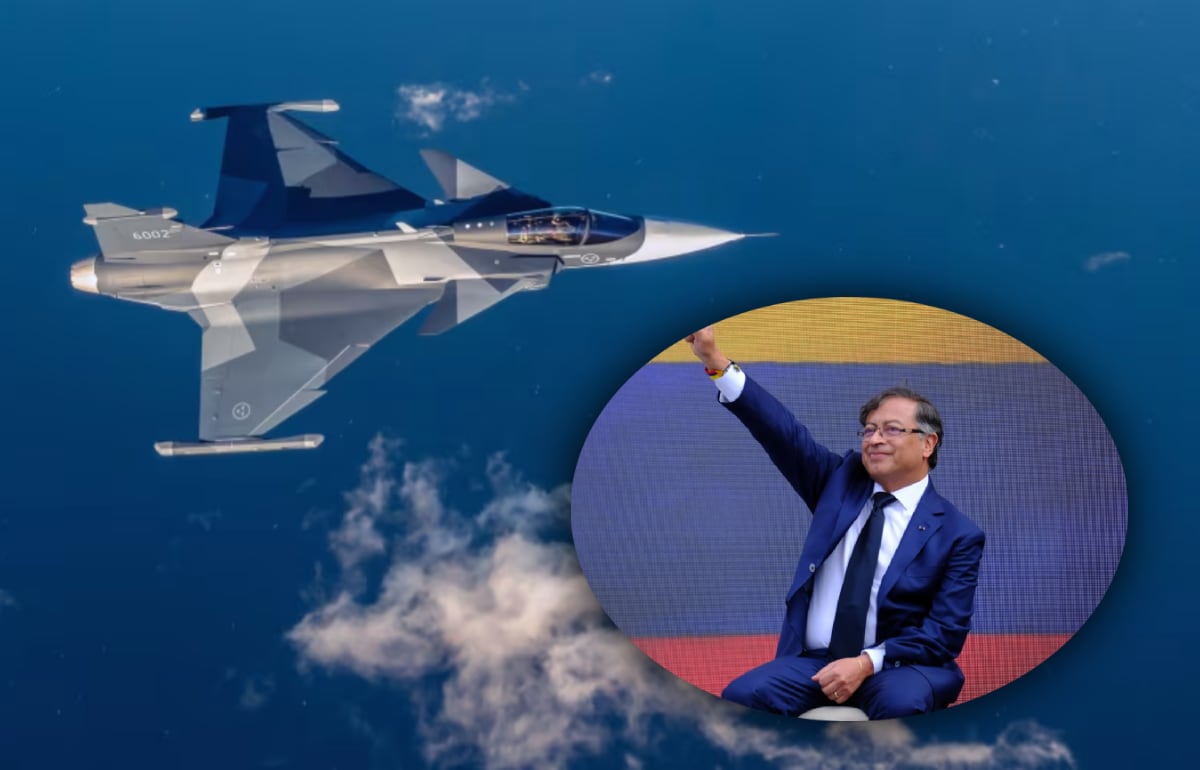 El contrato para la adquisición de 17 aeronaves es por más de 16 billones de pesos - crédito Saab/Presidencia