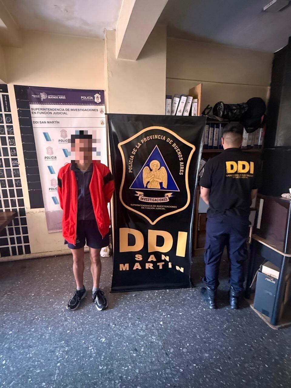 El acusado tiene 25 años (Foto: DDI San Martín)