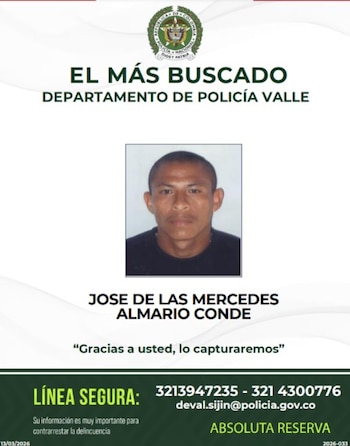 Las investigaciones indican que alias “M6” tendría más de 12 años de trayectoria criminal y sería hombre de confianza de los principales mandos del Clan del Golfo - crédito Policía