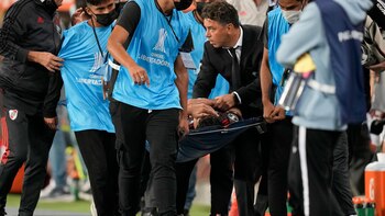 Marcelo Gallardo fue a consolar