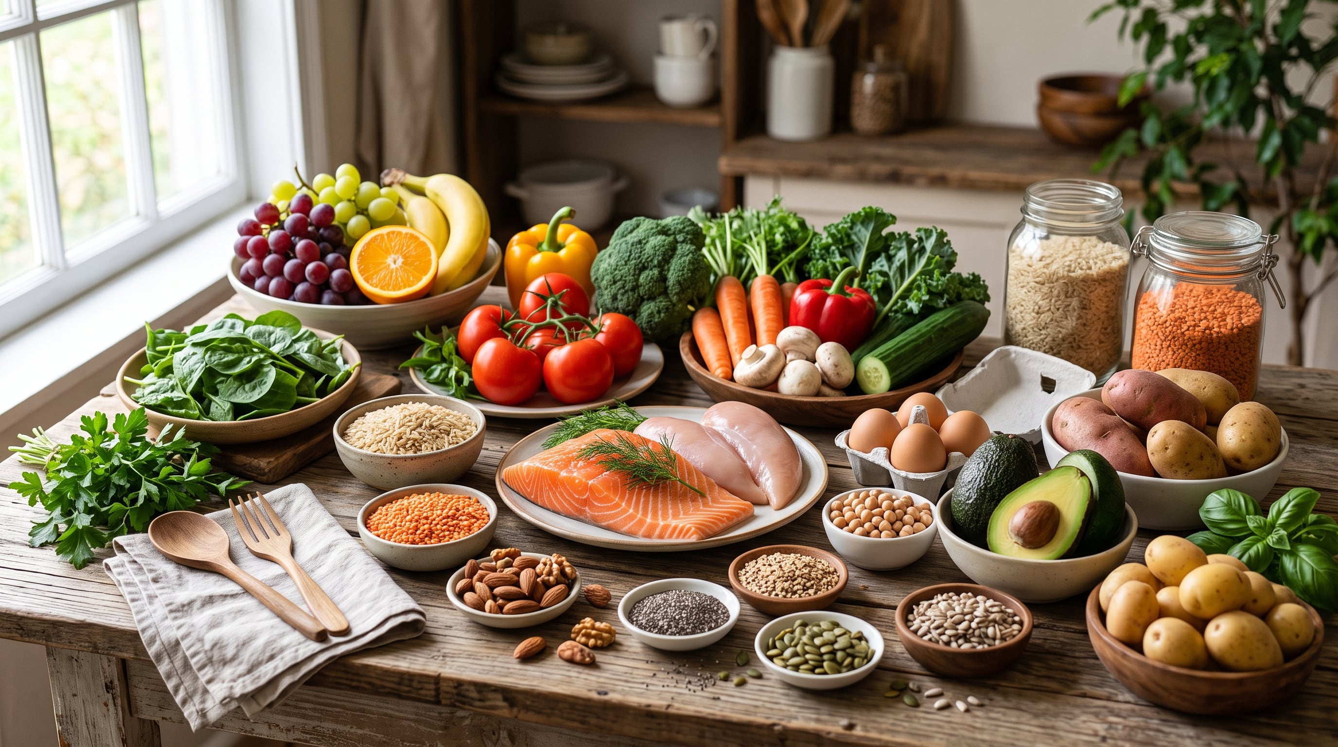 Harvard Health Publishing señaló que una dieta sin gluten equilibrada puede basarse en alimentos frescos y no solo en productos especiales (Imagen Ilustrativa Infobae)