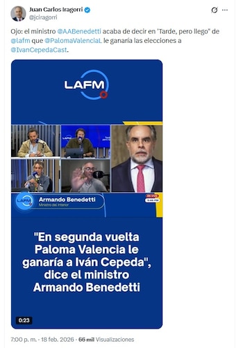 El periodista Juan Carlos Iragorri