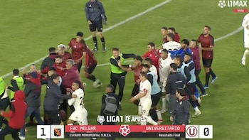 Conato de bronca entre jugadores