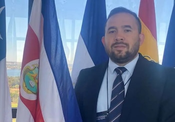 El exfiscal de Cibercrimen Esteban Aguilar confirmó que participará en el concurso para convertirse en el próximo fiscal general de la República cuando concluya el período de Carlo Díaz. Crédito: Redes social Gabriel Aguilar