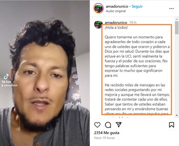 Amador Padilla se mostró sorprendido