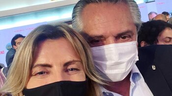 Marissa Fassi acompañó a Alberto