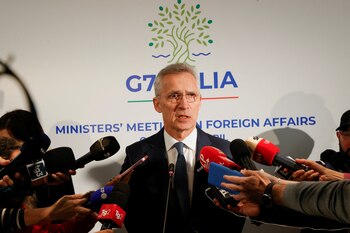 Jens Stoltenberg (REUTERS/Ciro De Luca)