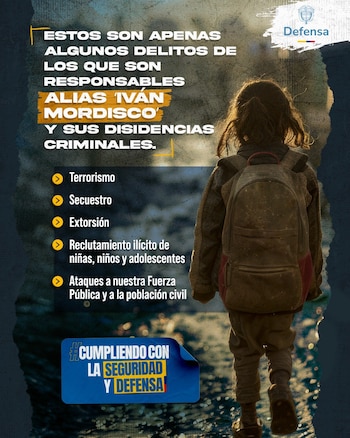 Alias Iván Mordisco es buscado