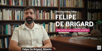 La beca MacArthur reconoció al colombiano Felipe De Brigard por su trabajo sobre memoria y violencia política - crédito macfound/YouTube