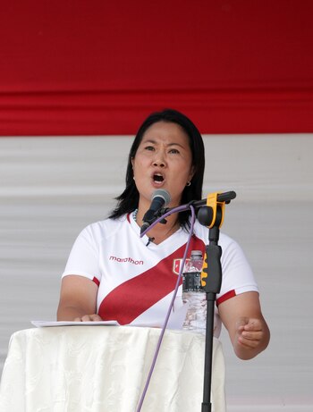 La candidata a presidente del