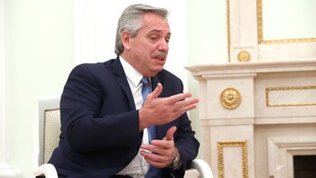 El presidente de Argentina, Alberto