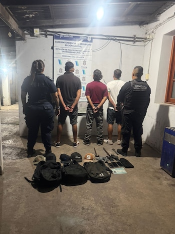 Los detenidos, dos argentinos y