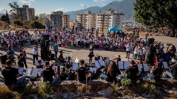 Miembros del ensamble Sinfónica Gran